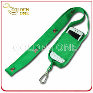 Kundenspezifisch bedrucktes Lanyard aus Nylongewebe für Handyhalter