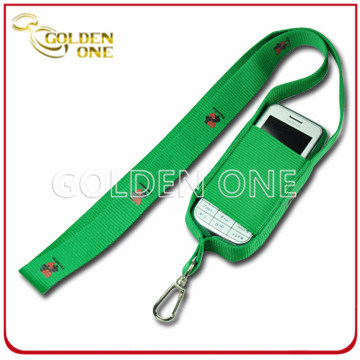 Kundenspezifisch bedrucktes Lanyard aus Nylongewebe für Handyhalter