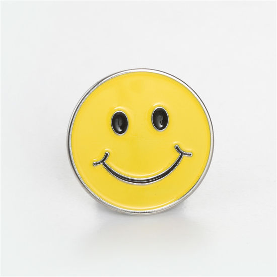 Benutzerdefinierte Großhandel Metall Glitter Runde weiche harte Emaille Revers Pin Namensschild