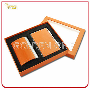 Promotion Visitenkartenetui & Notebook-Geschenkset