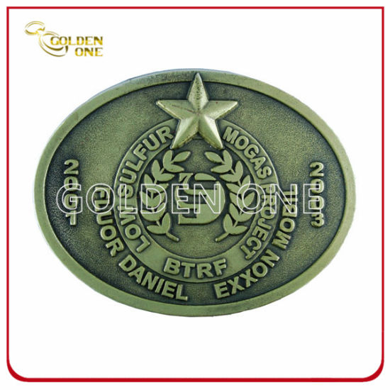Vintage-Design Druckgusslegierung Metall Gürtelschnalle für Souvenir