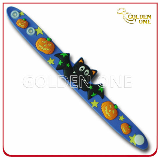 Fabrikpreis Unterschiedliches Cartoon-Muster-Silikon-Schnapparmband