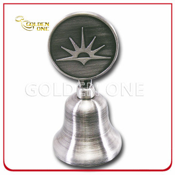 Custom Antique & Brushed Finish Zinklegierung Metall Dinner Bell Souvenir