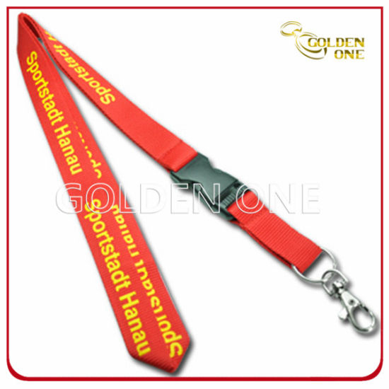 Werbegeschenk Kundenspezifisches sublimationsbedrucktes Polyester-Lanyard mit Sicherheitsschnalle