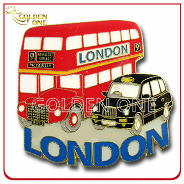 Kundenspezifischer London-Bus-Form-Souvenir-Kühlschrankmagnet aus Metall