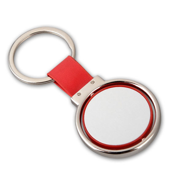 Kundenspezifischer Schlüsselanhänger aus Metall mit weichem Emaille-Logo