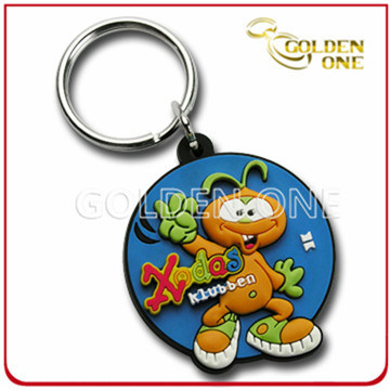 Hochwertiger 3D-Cartoon-Logo-Weich-PVC-Schlüsselanhänger