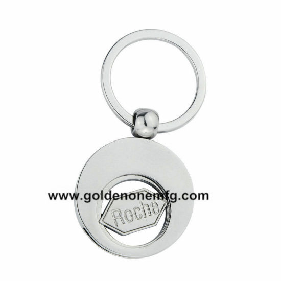 Emaille Starfish Shiny Nickel Metal Schlüsselanhänger für Promotion