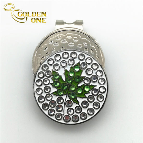 Hochwertiger individueller Souvenir-Golfhut-Clip mit Ballmarker