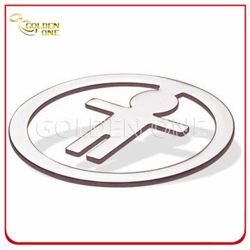 Schönes Lesezeichen aus vernickeltem Edelstahl