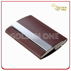 Benutzerdefinierte beliebte Art PU-Leder-Namenskarten-Etui
