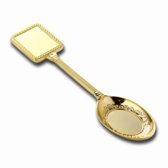 Kundenspezifisch geprägter weicher Emaille-Logo-Metall-Souvenir-Löffel