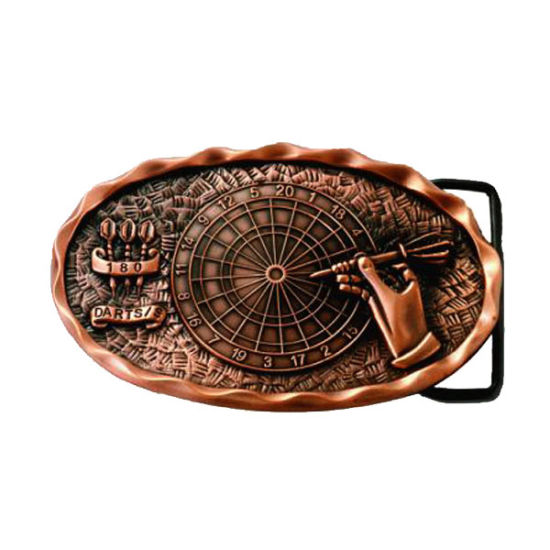 Kundenspezifisches Design Vernickelte Gürtelschnalle aus weichem Emaille-Metall
