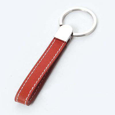 Custom Metal Soft Emaille vernickelter Andenken-Leder-Schlüsselanhänger mit Öffner für Werbegeschenk