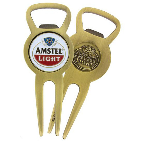 Ausgefallenes bedrucktes Magnet-Golf-Reparatur-Divot-Werkzeug mit Ballmarker