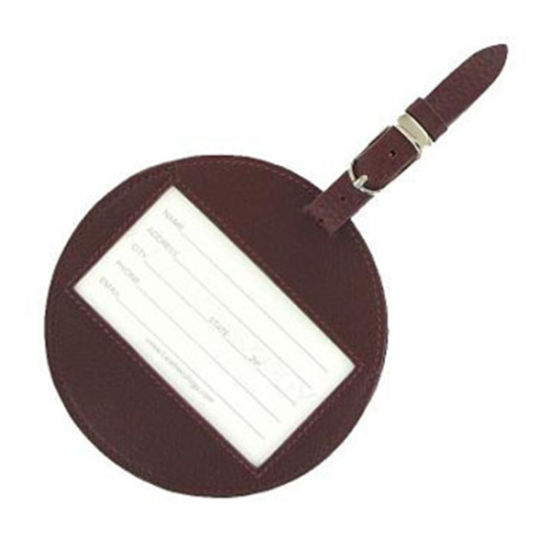 Creative Custom Design Gold-Silber-Stempel PU-Leder-Gepäckanhänger