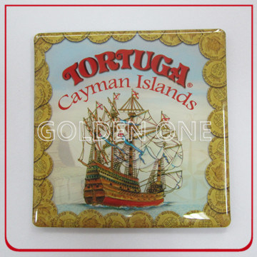 Mode-Stil Offsetdruck Souvenir Metall Kühlschrankmagnet