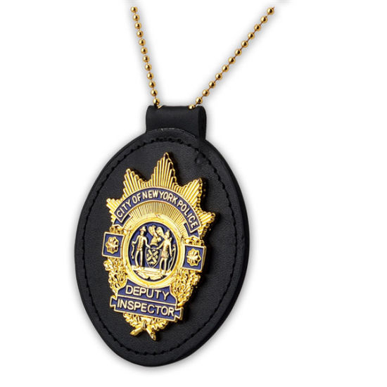 Benutzerdefinierte 3D-Armee-Emblem Echtleder-Abzeichenhalter