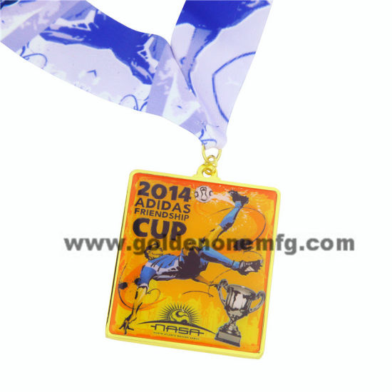 Custom 3D Sculpted Running Award Medaille aus Metall