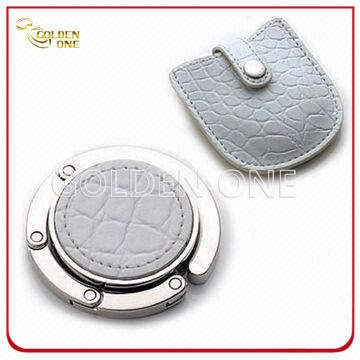 Promotion Folding Purse Hanger Geschenkset mit Lederbezug