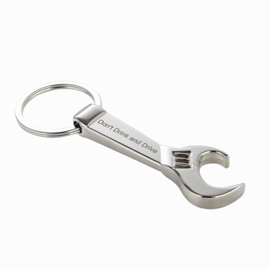 Hochwertiger Flaschenöffner aus Aluminium mit Gravur
