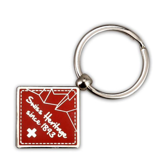 Benutzerdefinierte Gravur Schlüsselform Metall Schlüsselanhänger mit Flaschenöffner