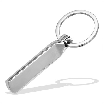 Schlüsselanhänger Flaschenöffner aus Aluminium mit Logogravur