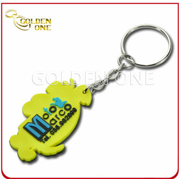 Promotion geprägter Offsetdruck-Weich-PVC-Schlüsselanhänger
