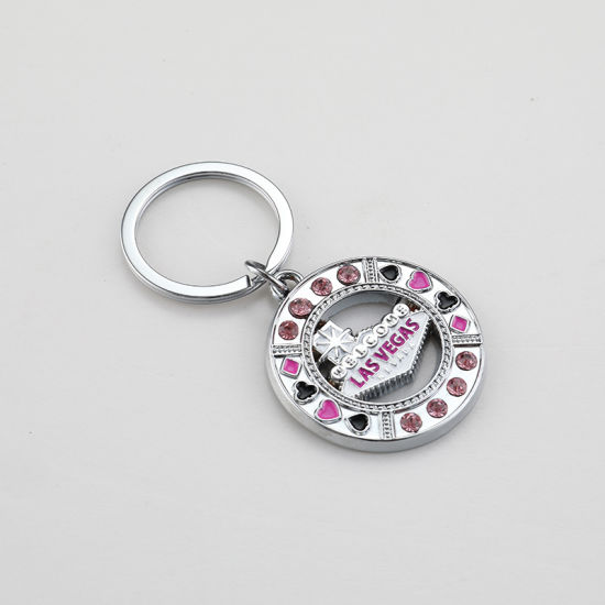 Heißer Verkaufs-kreativer Krokodil-Leder-Schlüsselring mit Ring 3
