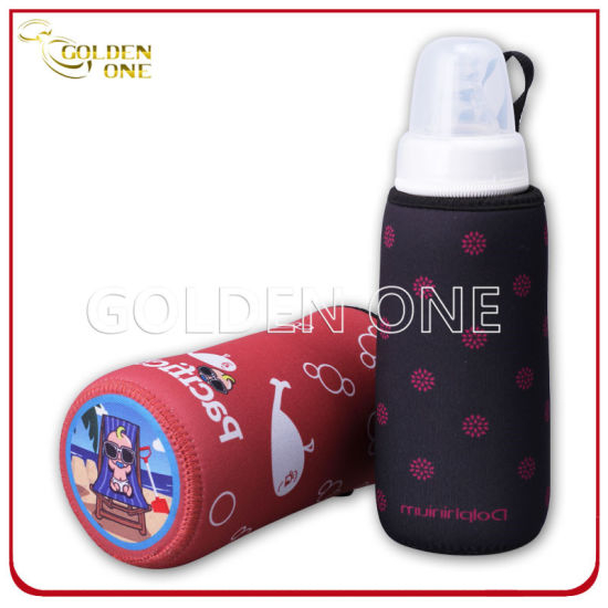 Schönes Design Neopren Sublimationsprozess Baby Stillflaschenhalter
