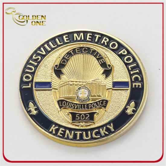 Custom Antique Silver Soft Emaille Metall Herausforderungsmünze mit Flaschenöffner