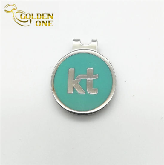 Neues Design Custom Hard Emaille Golf Hat Clip