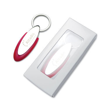 Kundenspezifischer vernickelter Trolley-Münzen-Großhandelsschlüsselbund