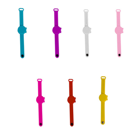 Kundenspezifisches Handdesinfizierer-Silikon-Armband für Werbegeschenk