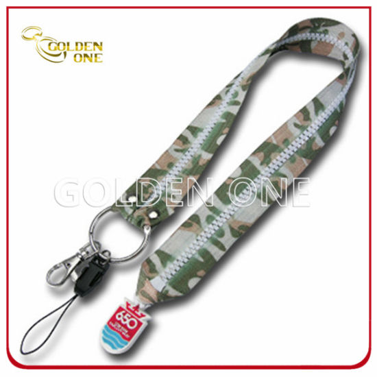 Liefern Sie personalisiertes Lanyard aus Polyestergewebe mit Metallhaken