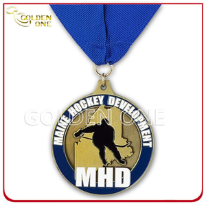 Kundenspezifische Hockey-Turnier-gewinnende Preis-Andenken-Medaille