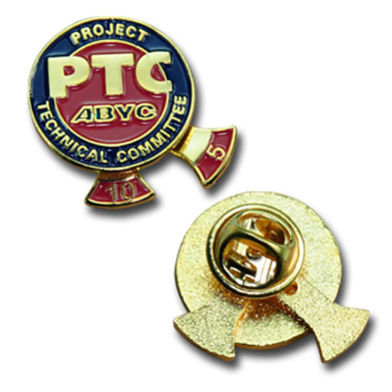 Factory Supply Fsahion Anstecknadel mit geätzter Epoxidbeschichtung