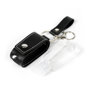 Hot-Sell Factory Custom Blank Leder Händedesinfektionshalter Schlüsselanhänger