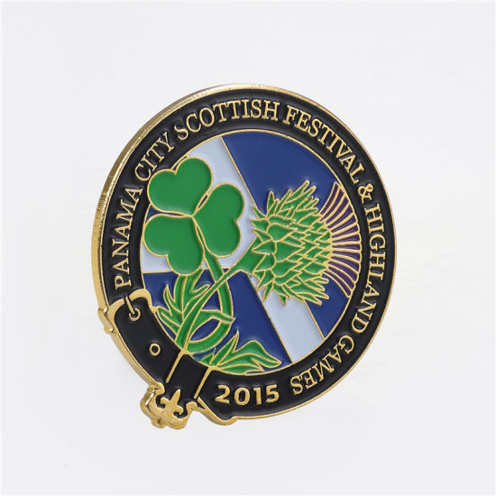 Kundenspezifische Druckguss-Flaggen-Pin-Abzeichen aus weicher Emaille