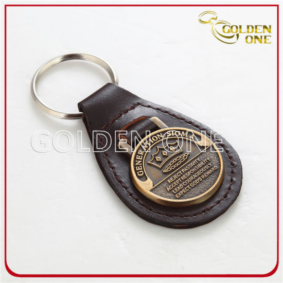 Antikbeschichtung Werbegeschenk Kundenspezifische Zinklegierung Keychain