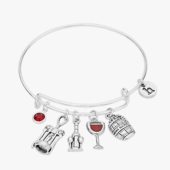 Kundenspezifische Metallflasche Anhänger Schmuck Weinglas Charme