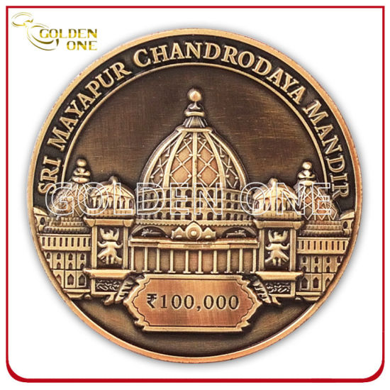 Benutzerdefinierte vergoldete und sandgestrahlte militärische Armeemünze