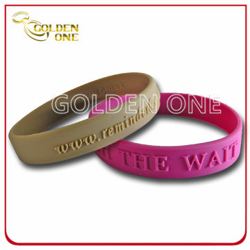 Heißes Verkaufs-Förderungs-Geschenk geprägtes Logo-Silikon-Armband