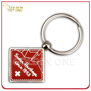 Personalisierter harter Emaille-Zinklegierungs-Metall-Schlüsselanhänger für Souvenir