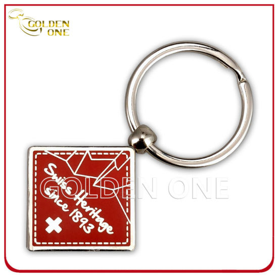 Personalisierter harter Emaille-Zinklegierungs-Metall-Schlüsselanhänger für Souvenir
