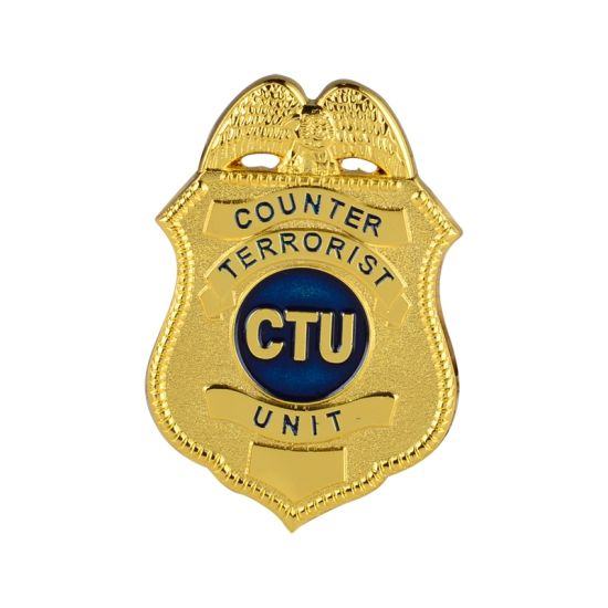 Kundenspezifisches Metallvergoldungs-3D-Abzeichen