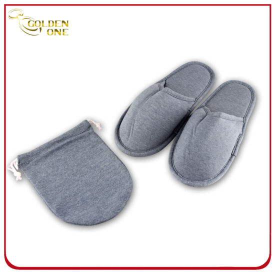 Werbegeschenk Pantoffel Reiseset mit Pantoffel und Tasche