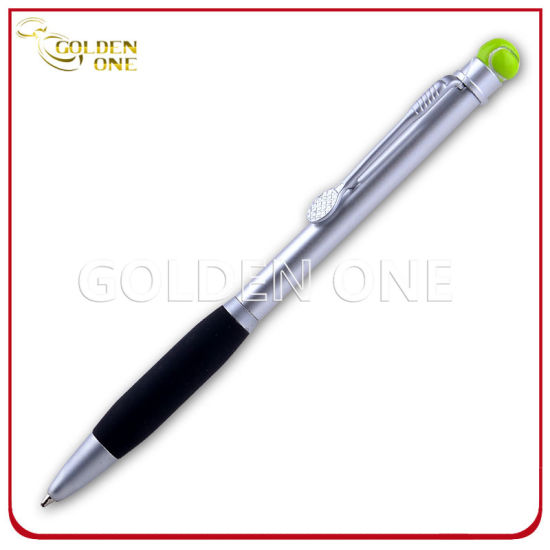 Werbe-Klick-Kugelschreiber mit Gummigriff