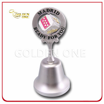Angepasstes verchromtes Metall Spinning Souvenir Geschenk Dinner Bell