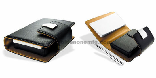 Benutzerdefinierte beliebte Art PU-Leder-Namenskarten-Etui